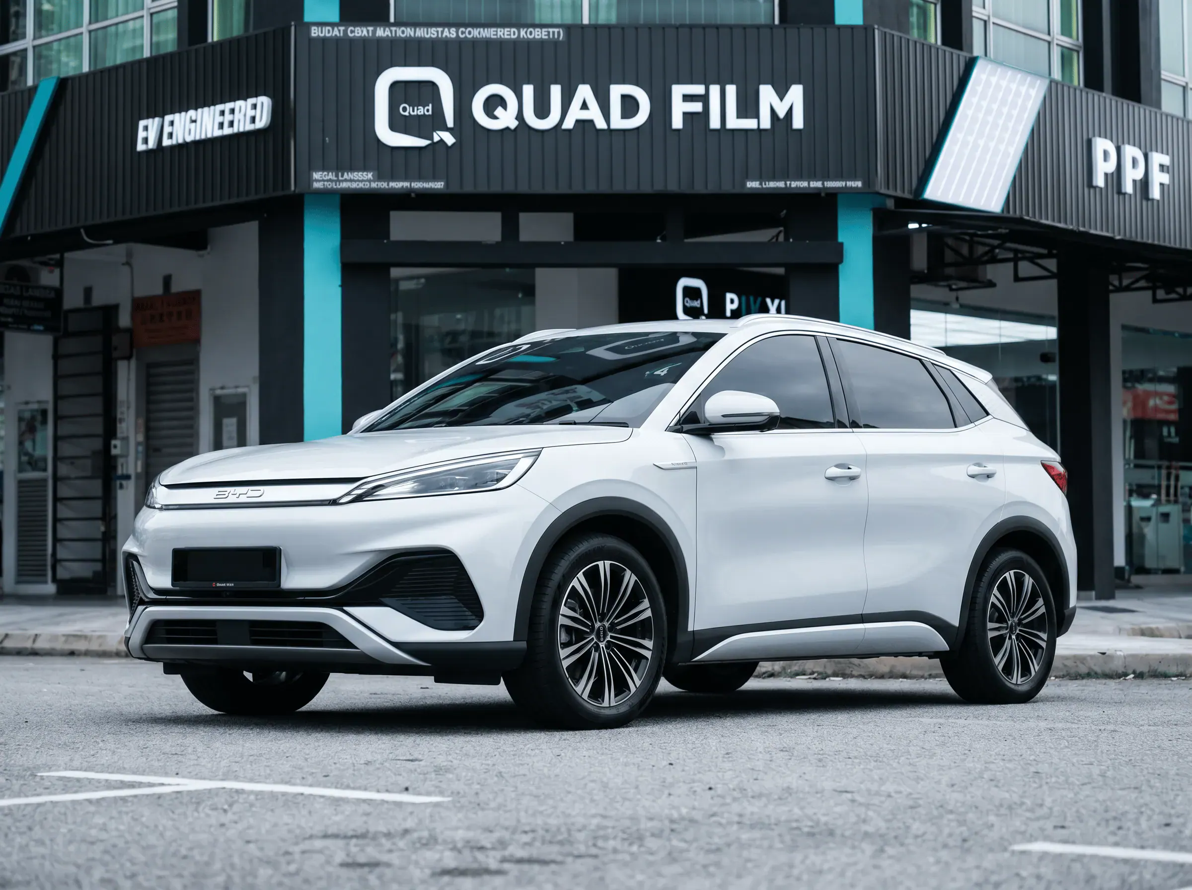 BYD Sealion 7 selepas pemasangan tinted QUAD Film