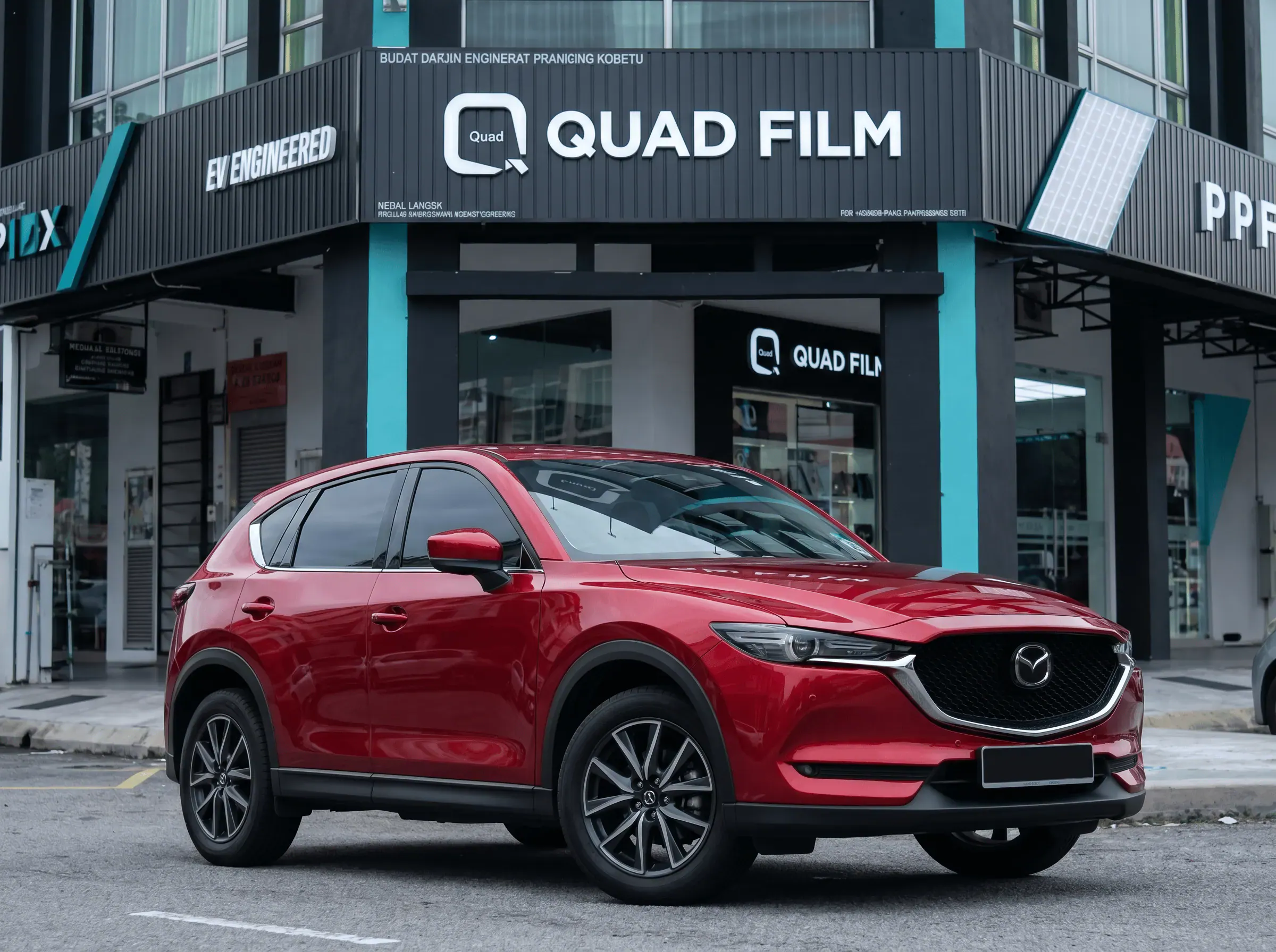 Mazda CX-5 selepas pemasangan tinted QUAD Film