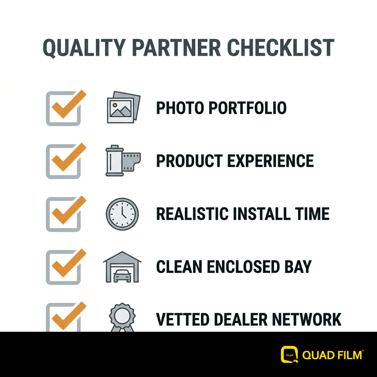 "Checklist for vetting a multi-layer sputtered film installer in Malaysia."