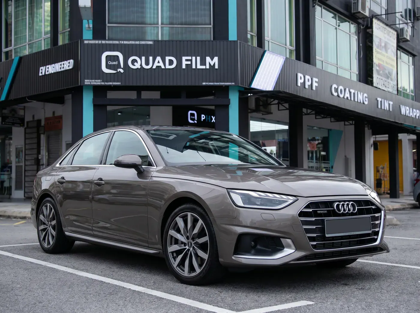Audi A4 dengan PPF penuh Quad Film