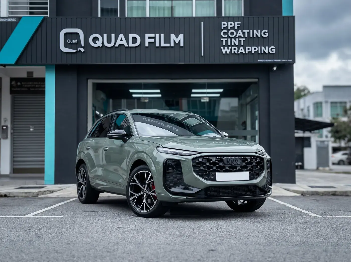 Audi Q3 dengan PPF penuh Quad Film