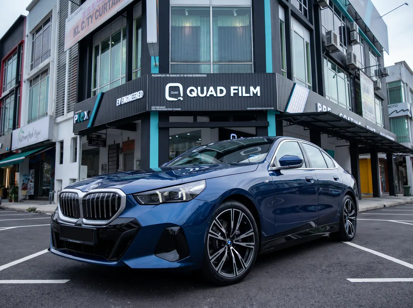 BMW 5 Series dengan PPF penuh Quad Film