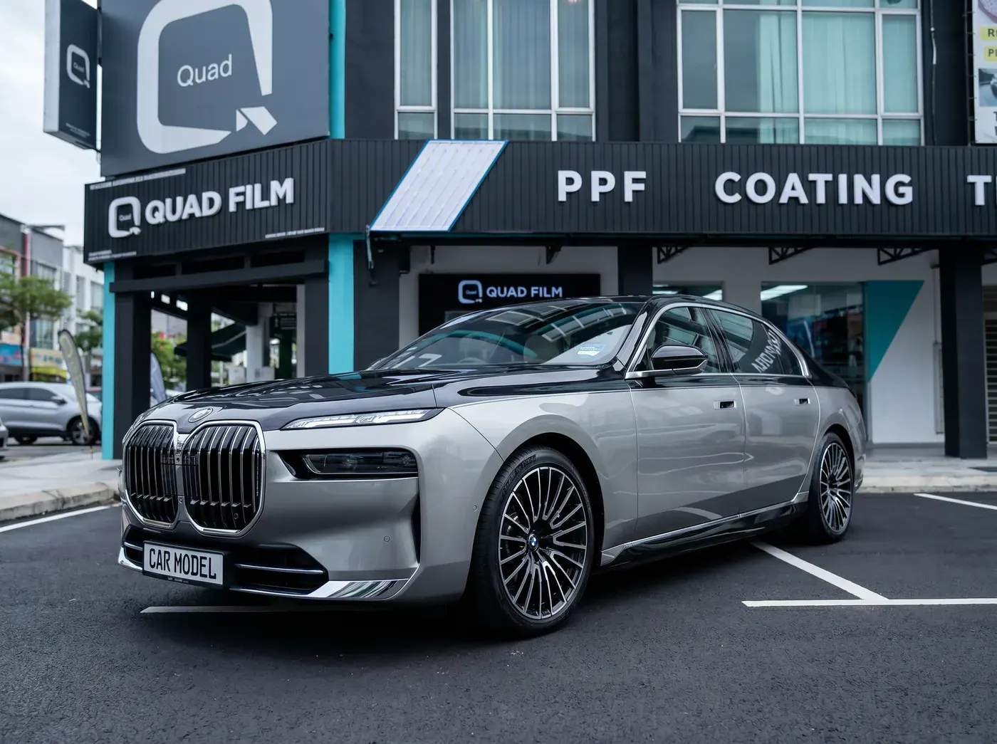 BMW 7 Series dengan PPF penuh Quad Film