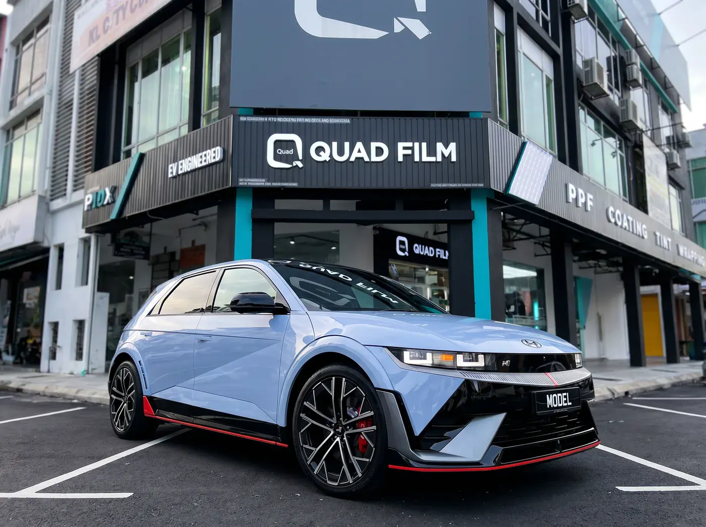Hyundai Ioniq 5 dengan PPF penuh Quad Film