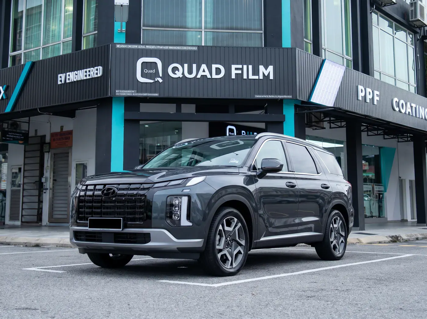 Hyundai Palisade dengan PPF penuh Quad Film