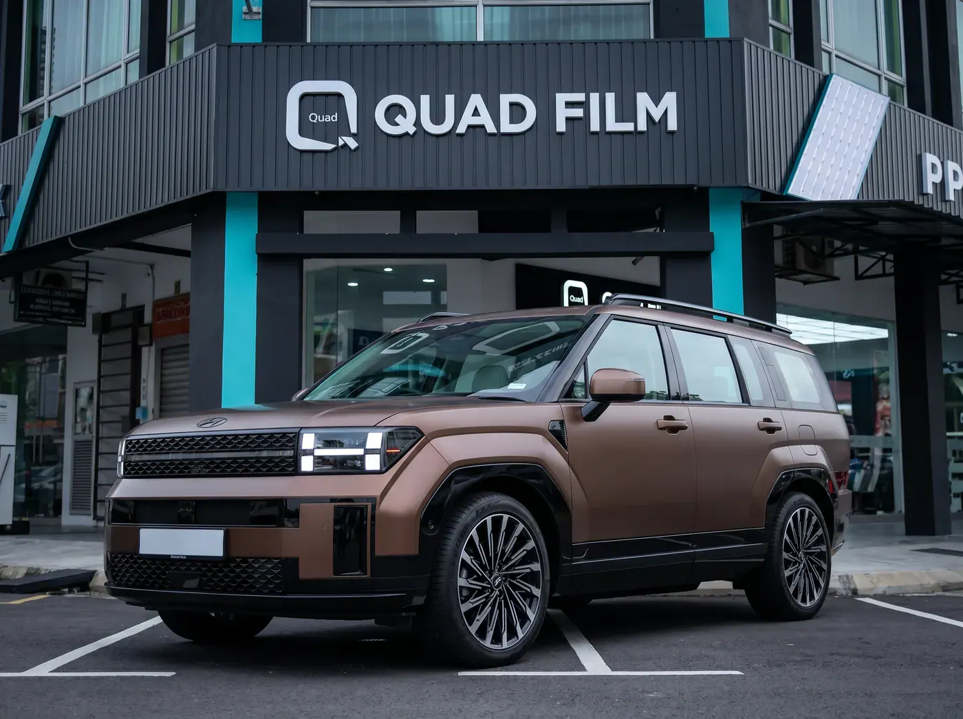 Hyundai Santa Fe dengan PPF penuh Quad Film