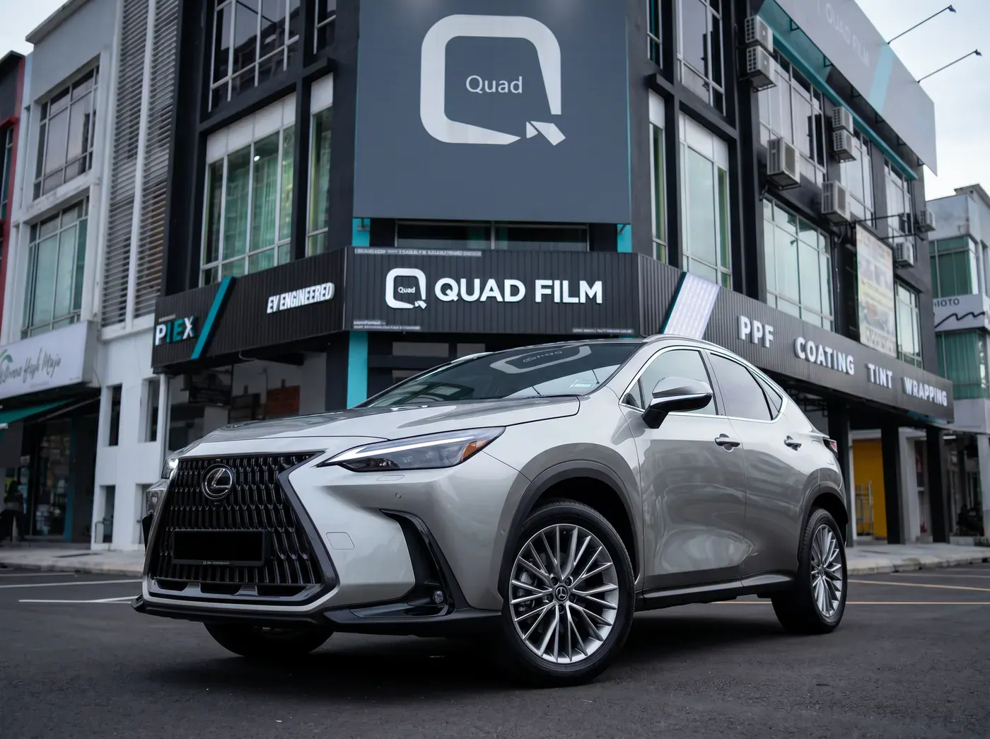 Lexus NX dengan PPF penuh Quad Film