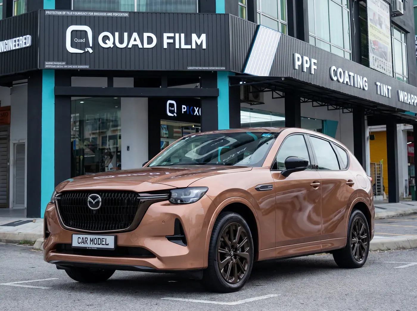 Mazda CX-80 dengan PPF penuh Quad Film