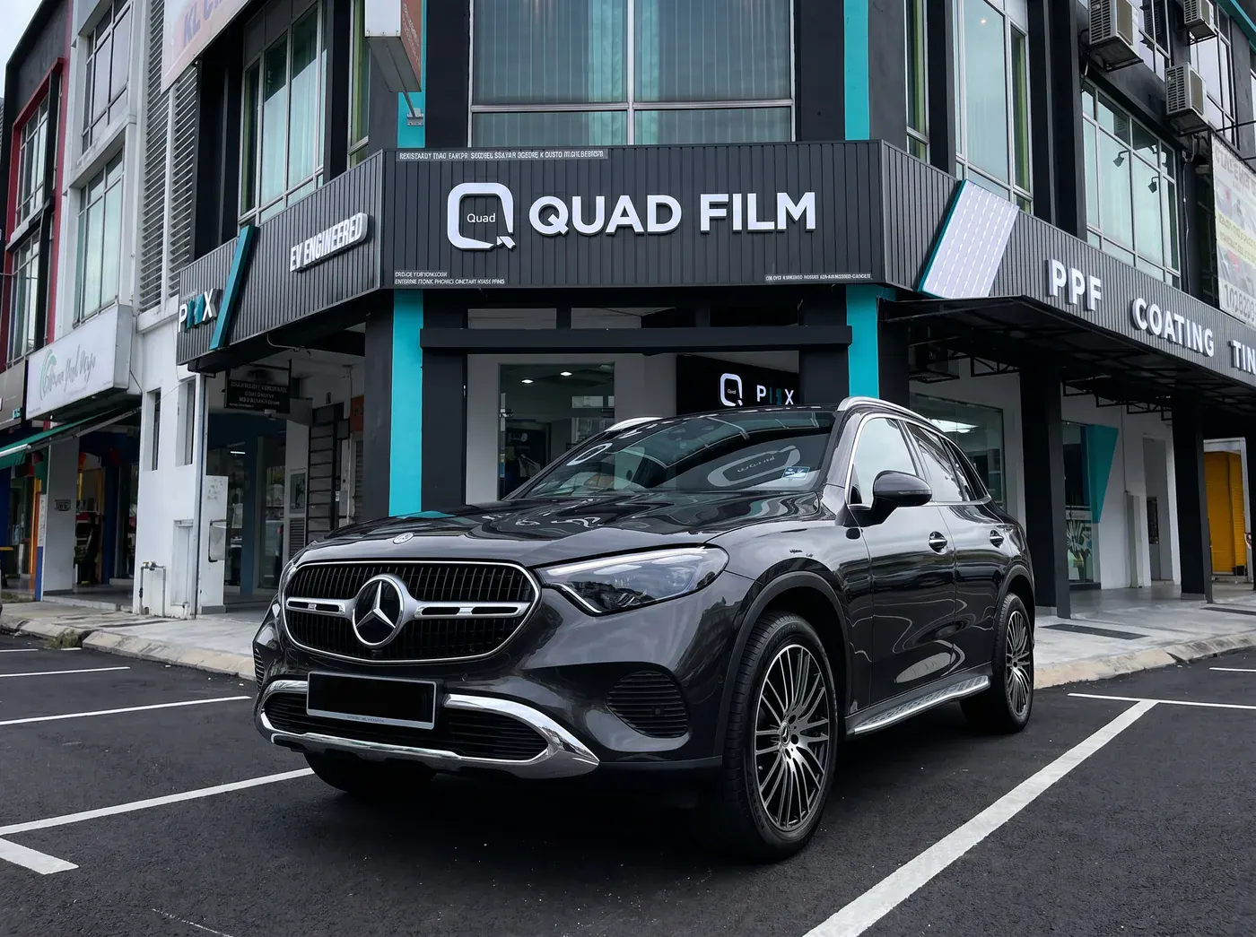 Mercedes-Benz GLC dengan PPF penuh Quad Film