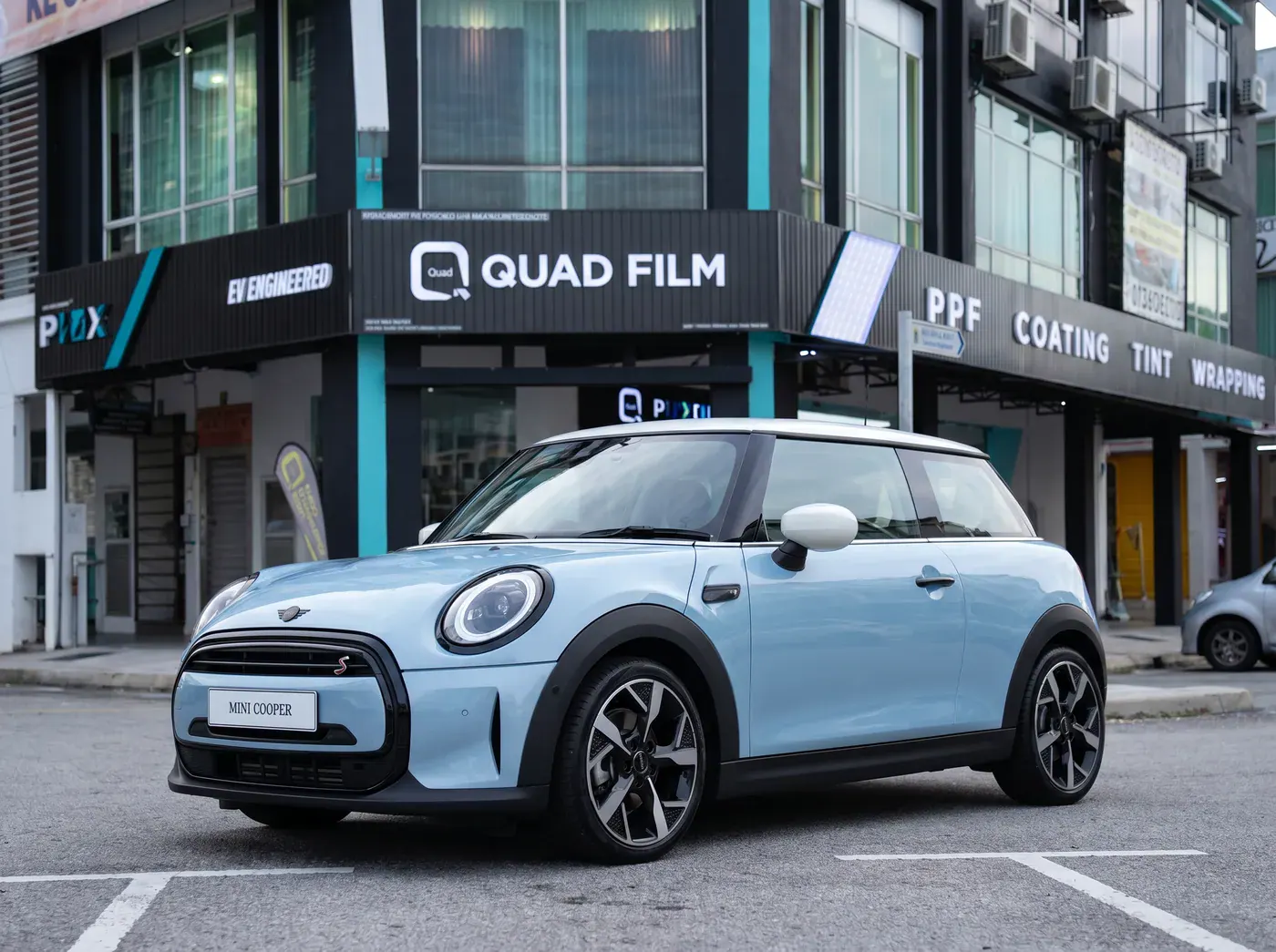 MINI Cooper dengan PPF penuh Quad Film