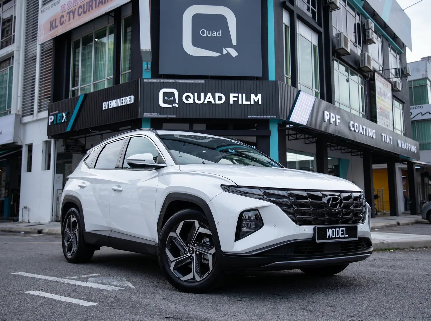 Hyundai Tucson dengan PPF Quad Film