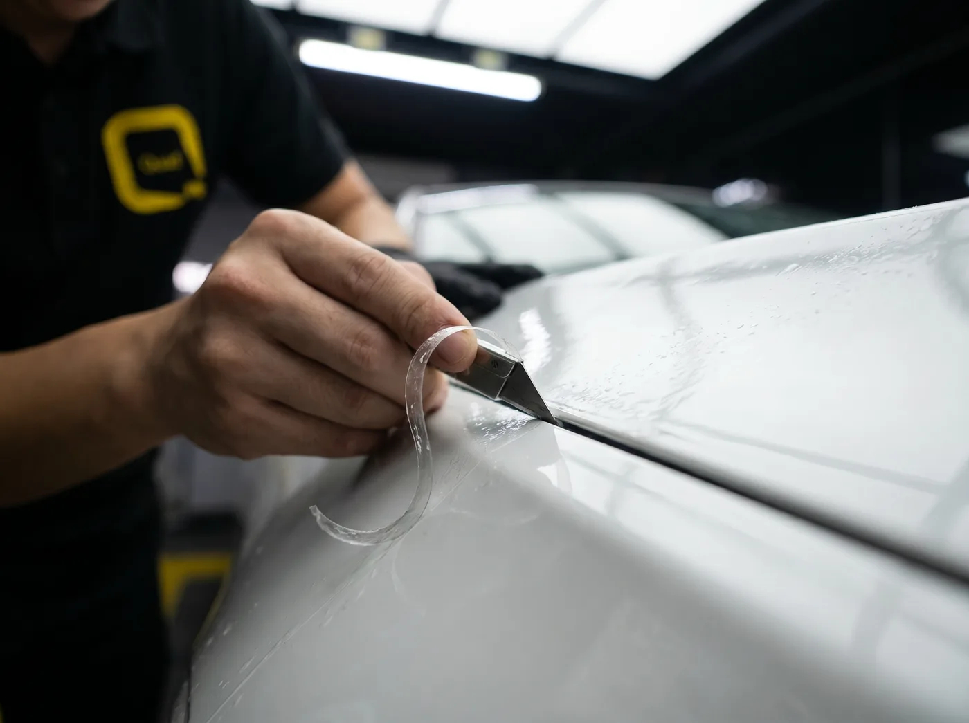 Potongan Manual Mengikut Bentuk Tepat C40 Recharge Anda — Pemasangan PPF Quad Film pada Volvo C40 Recharge