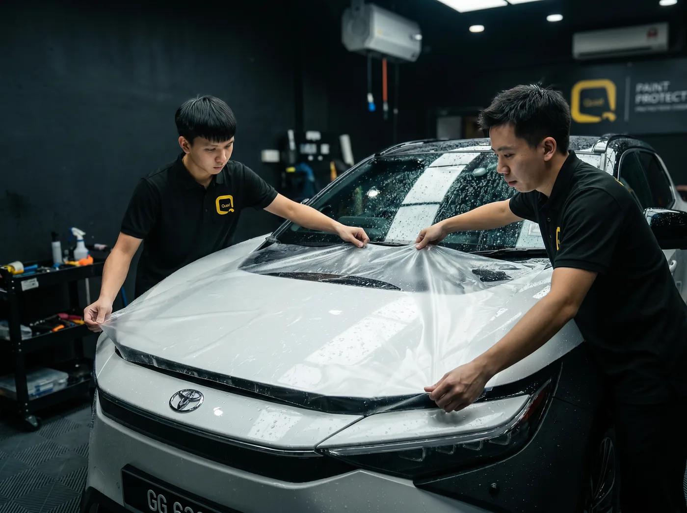 Penjajaran Tepat — pemasangan PPF Quad Film pada Toyota bZ4X