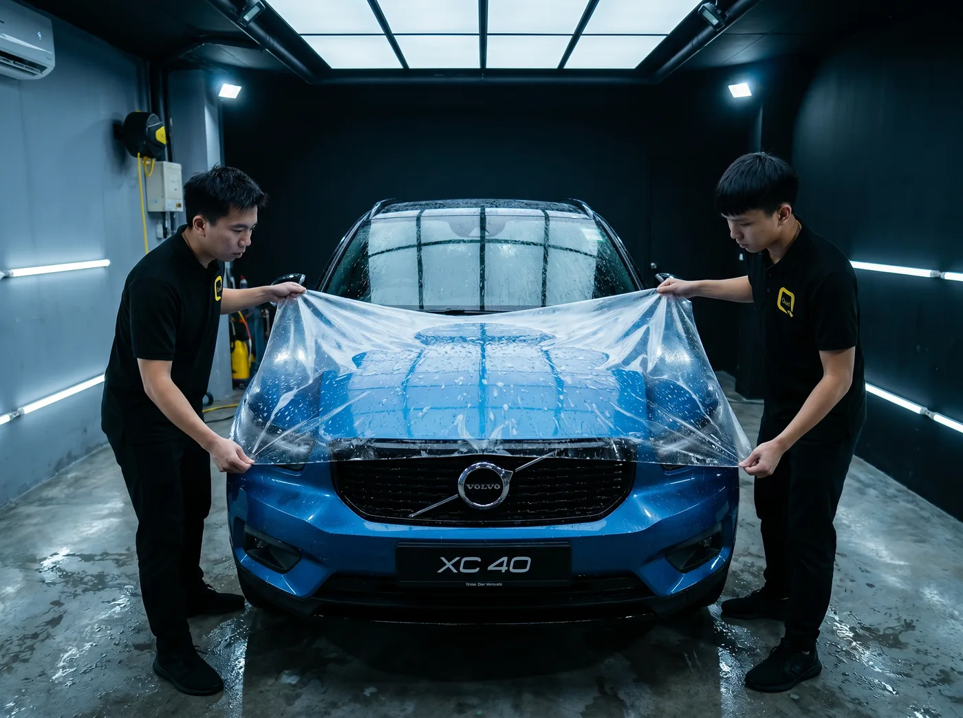 Penjajaran Tepat — Pemasangan PPF Quad Film pada Volvo XC40