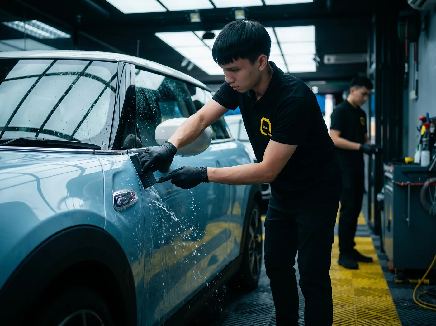 排出空气及水分：为 MINI Cooper 安装 Quad Film PPF